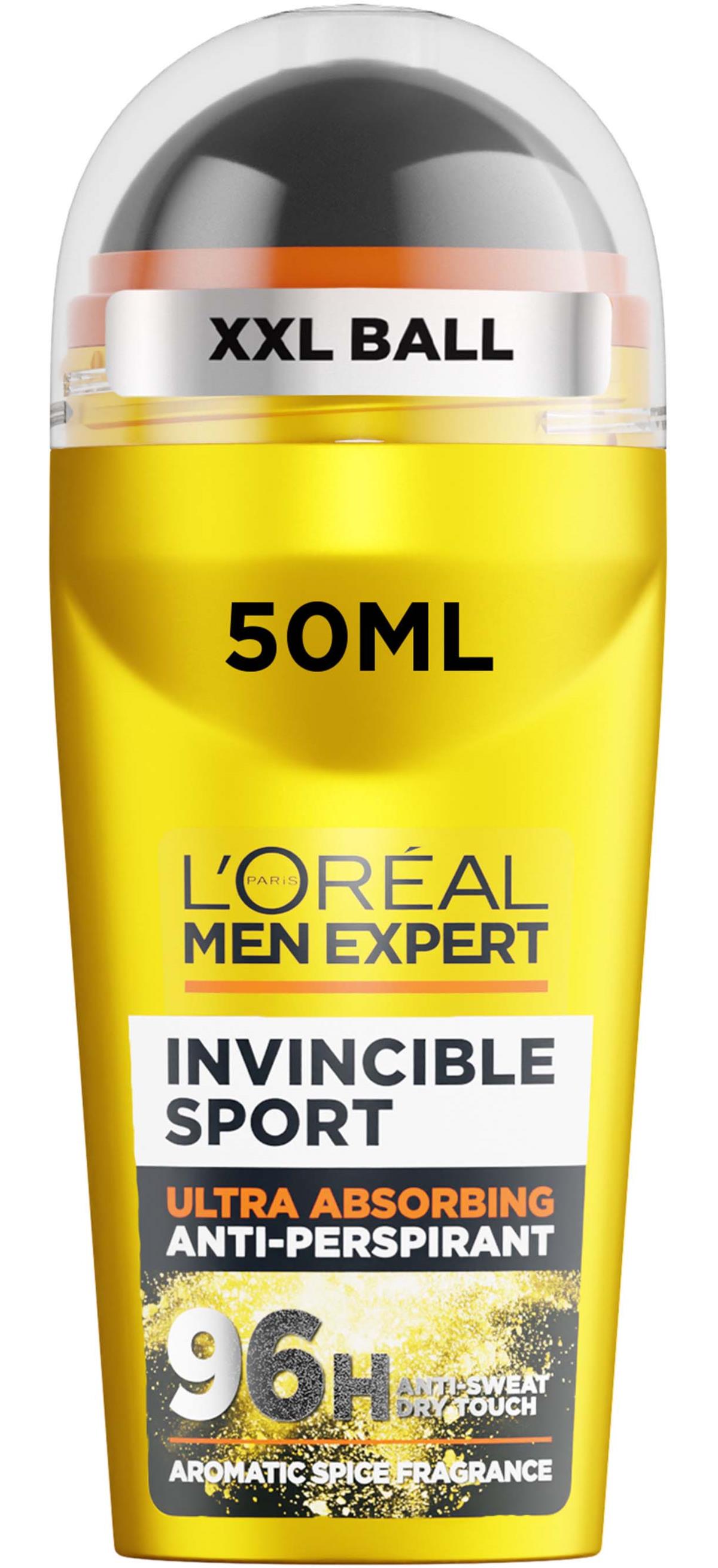 Loreal Paris Invincible Sport Men Expert 96H Dry Non-Stop Roll-on 50 ml