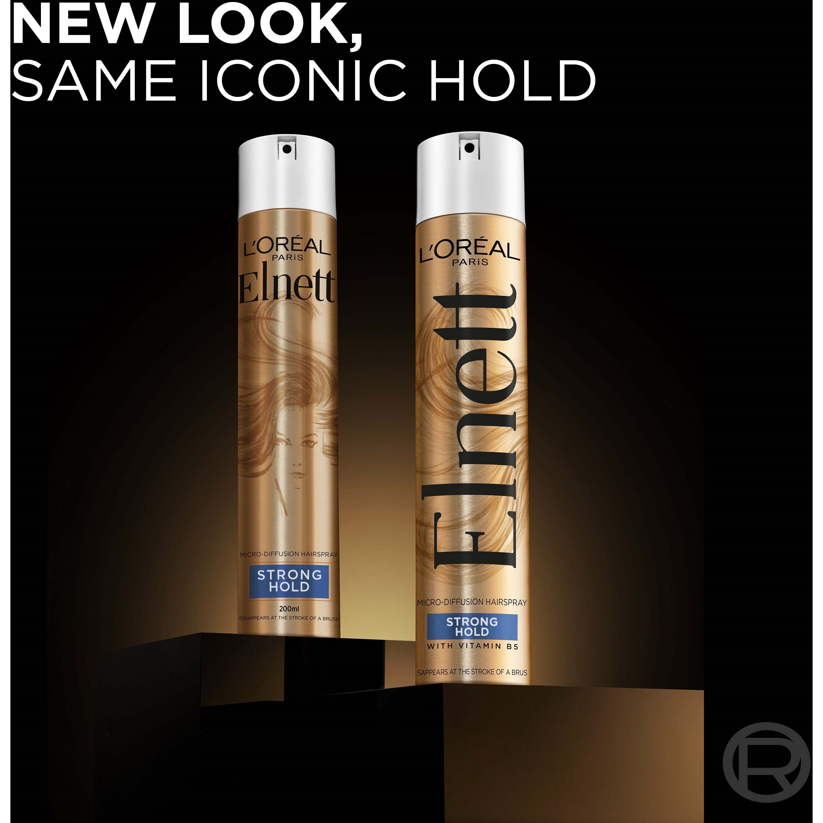 Alternativ bild 1 för Loreal Paris Elnett Satin Hårspray Kraftig 400 ml