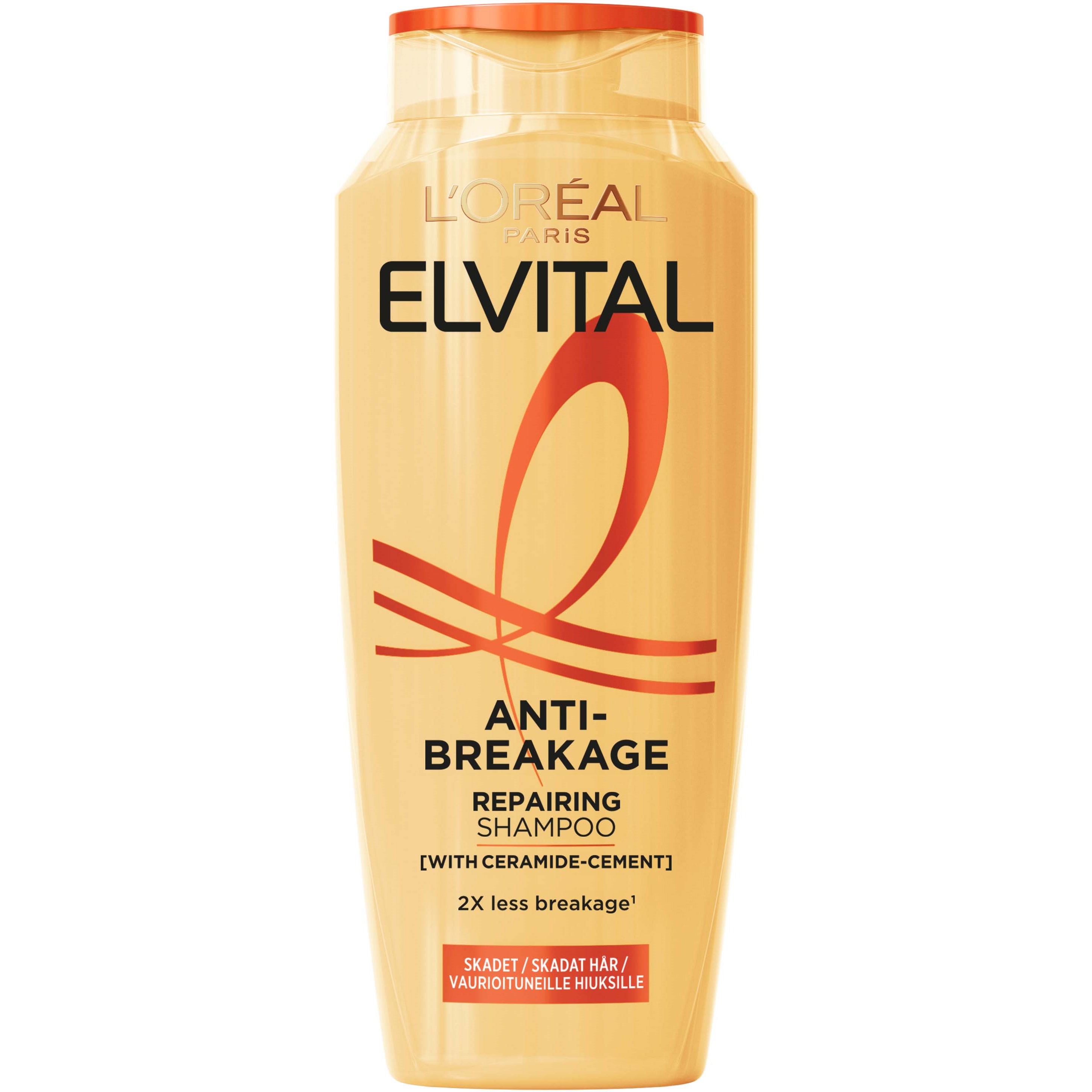 Loreal Paris Elvital Anti-Breakage Shampoo 250 ml billede
