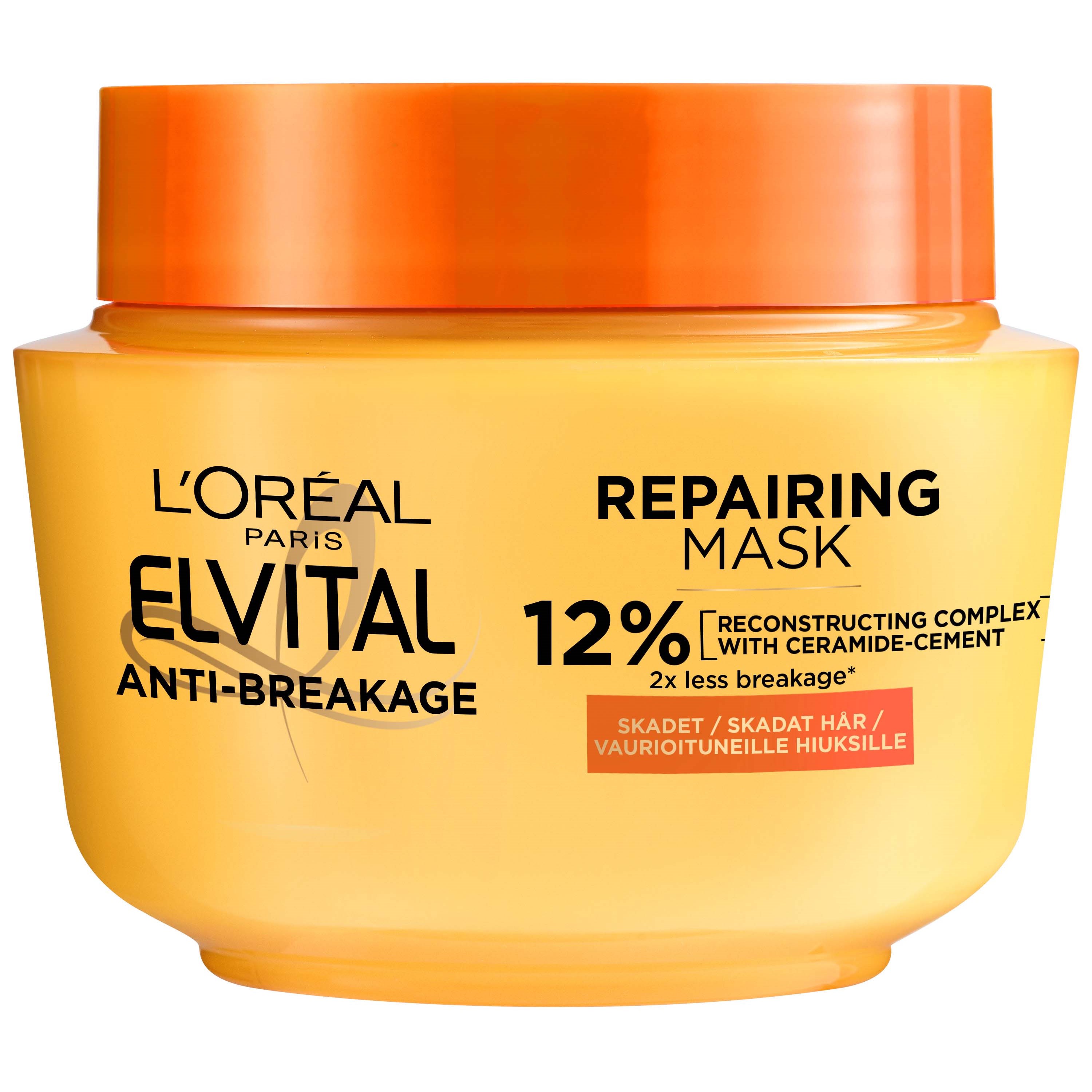 Loreal Paris Elvital Anti-Breakage Hair Mask 300 ml billede