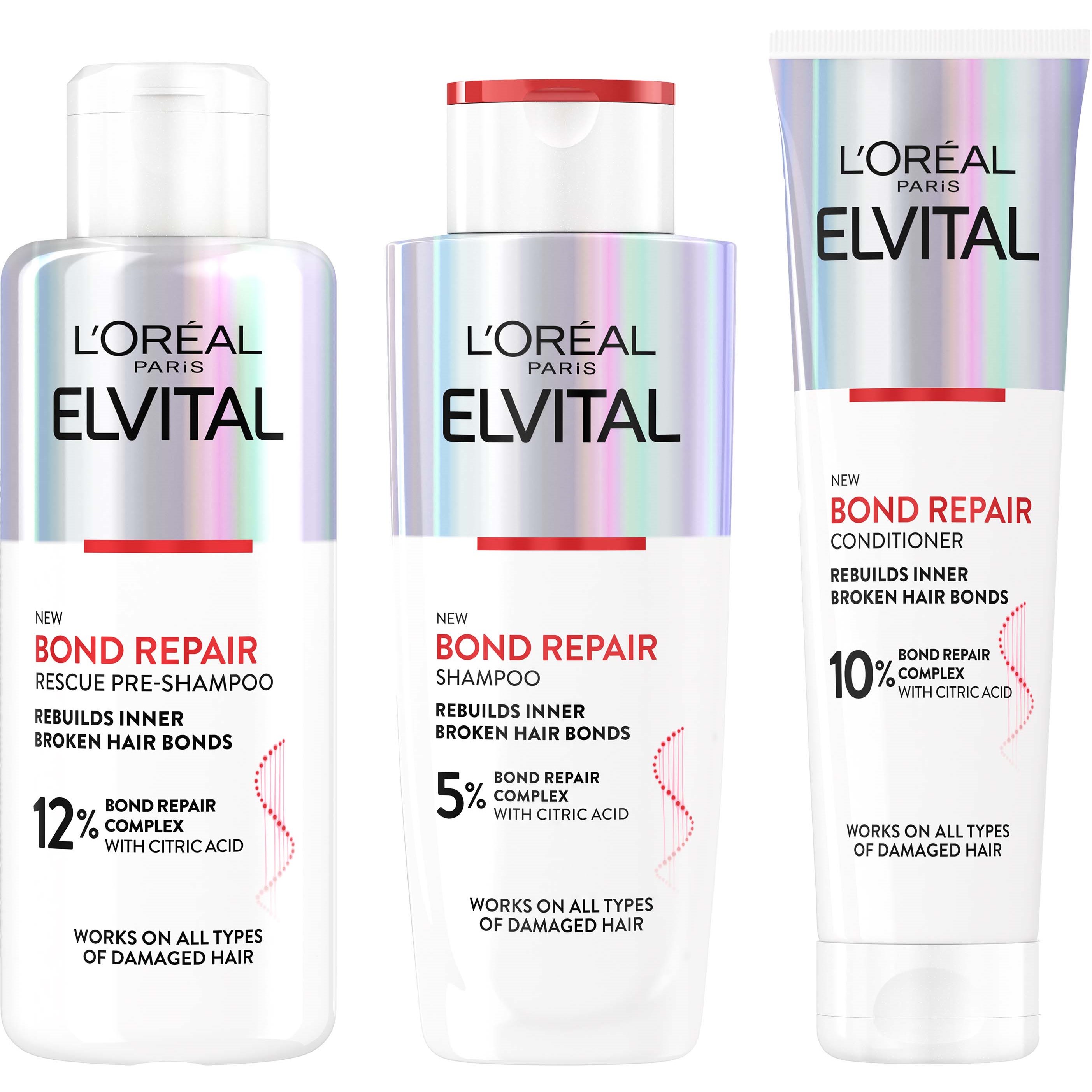 Loreal Paris Elvital Bundle Shampoo 200 ml & Conditioner 150 ml &