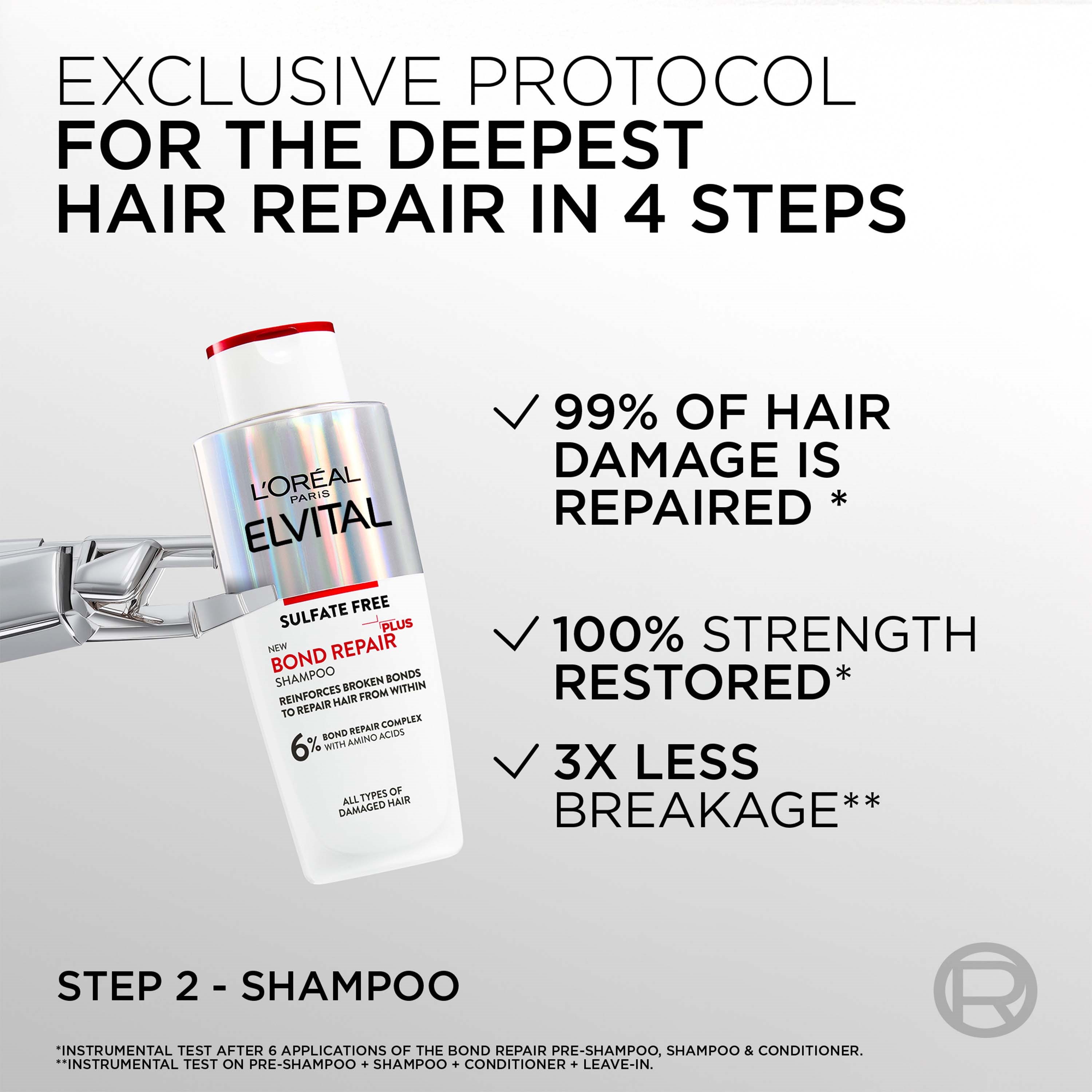 L'Oréal Paris Elvital Bond Repair Shampoo - odbudowujący szampon do wł (obrázok 6)