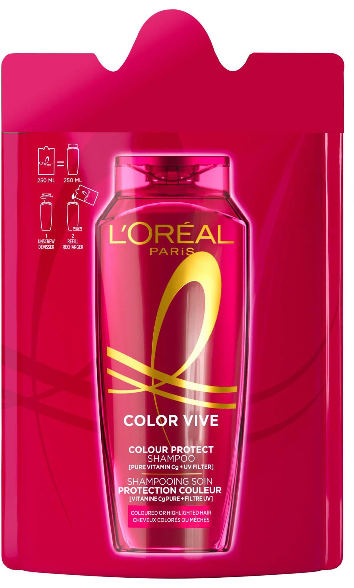 Loreal Paris Elvital Color Vive Colour Protect Shampoo Refill 250 ml