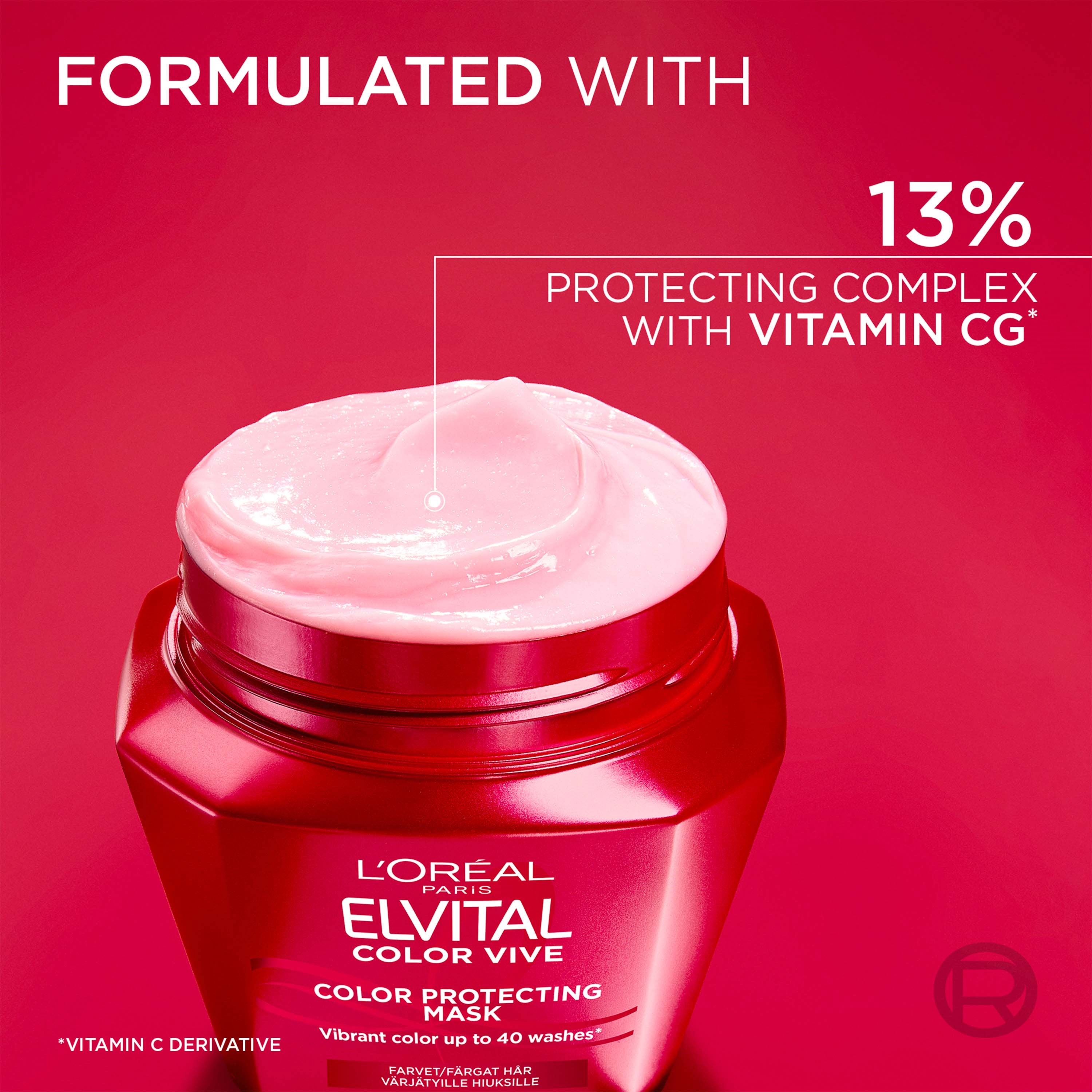 L'Oréal Paris Elvital Color Vive Hårinpackning 300 ml (obrázok 5)