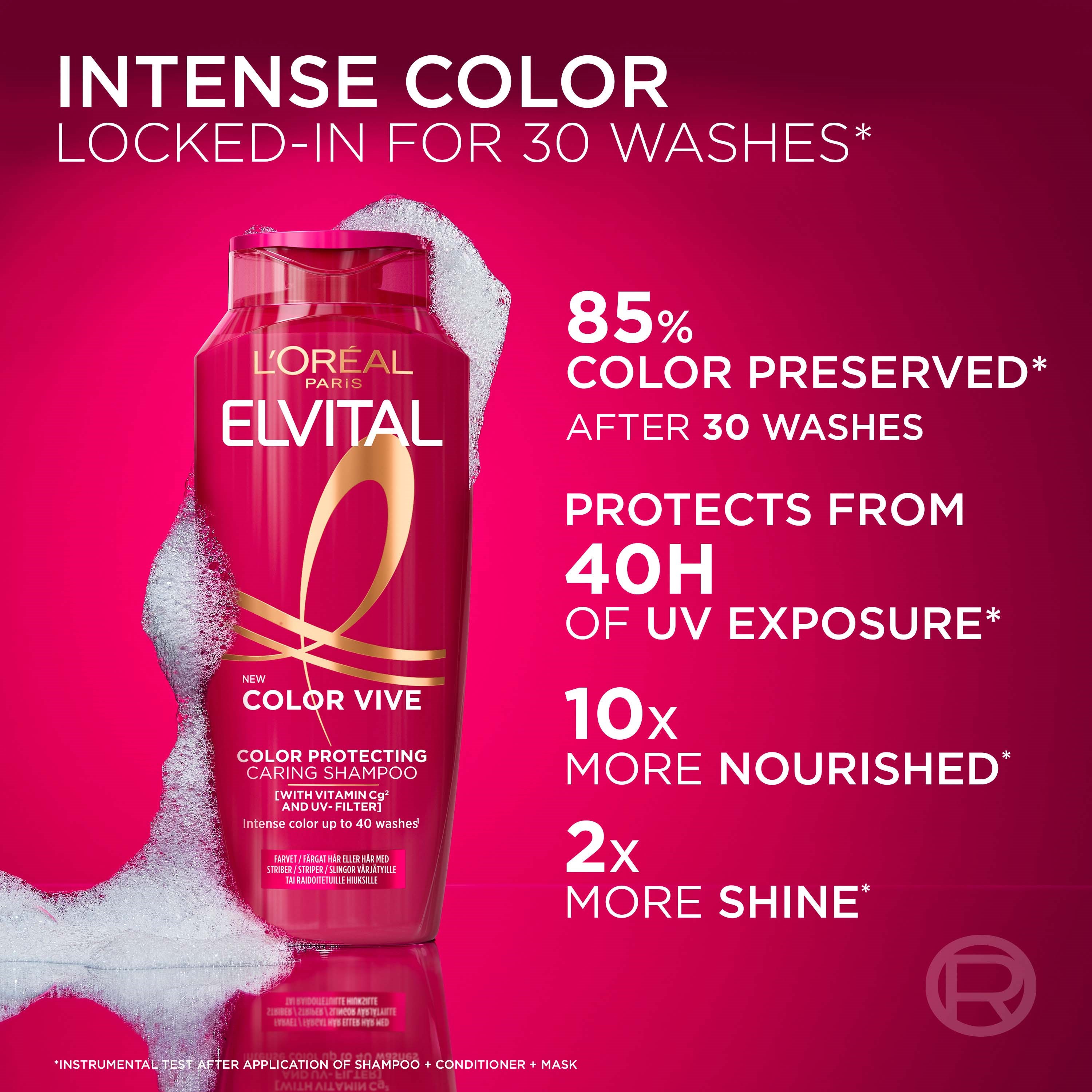 L'Oréal Paris Elvital Color Vive Shampoo 1000 ml (obrázok 3)