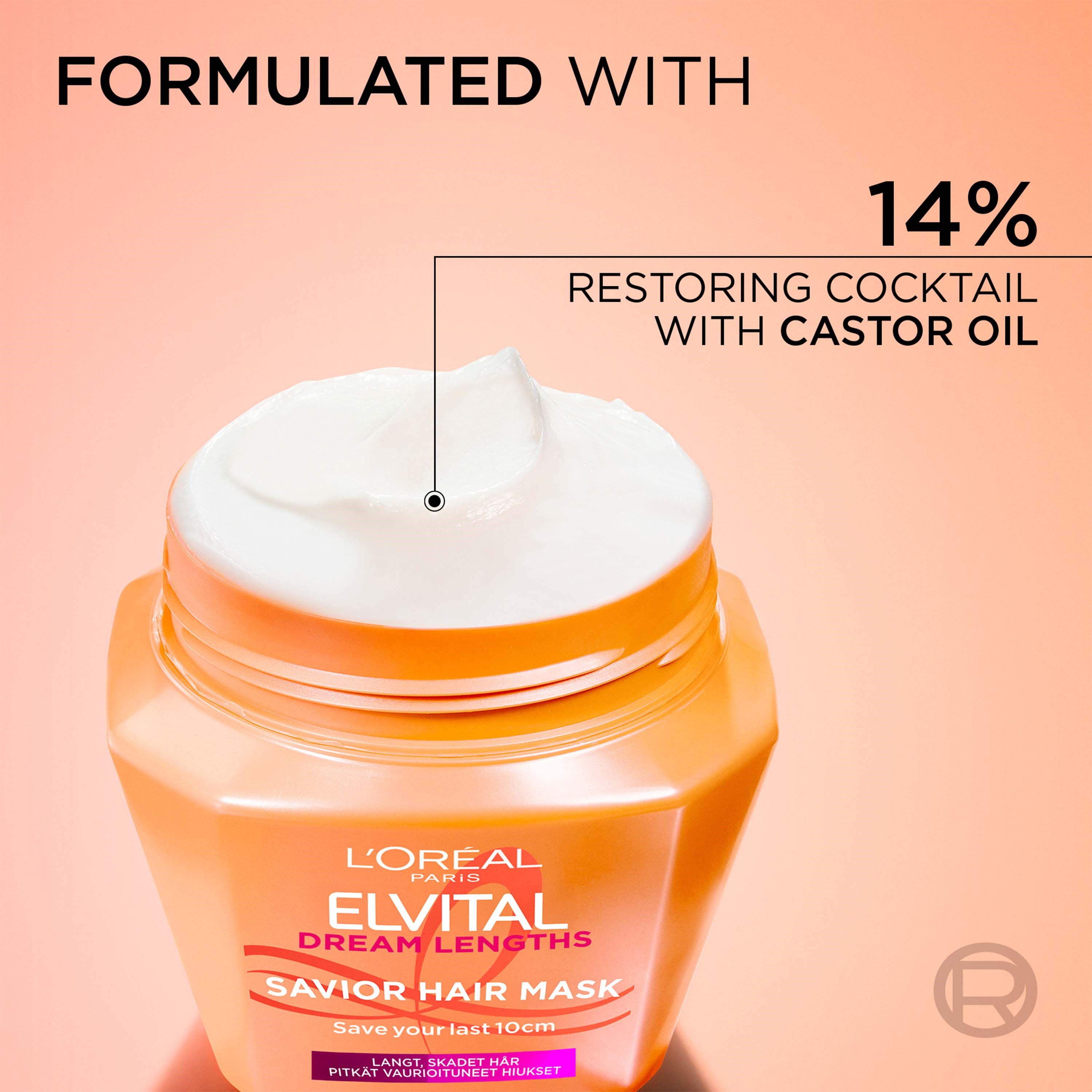 L'Oréal Paris Elvital Dream Length Hair Mask 300 ml (obrázok 6)