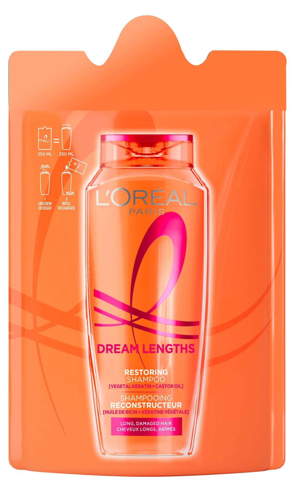 Loreal Paris Elvital Dream Length Restoring Shampoo Refill 250 ml