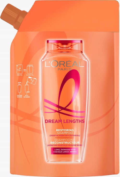 Loreal Paris Loreal Paris Elvital Dream Length Restoring Shampoo Refill 500 ml