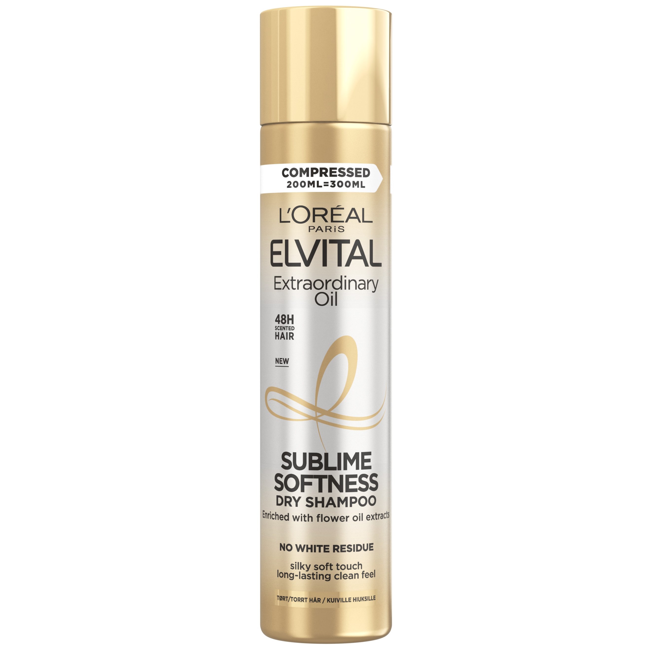 Läs mer om Loreal Paris Elvital Oil Sublime Softness Dry Shampoo 200 ml