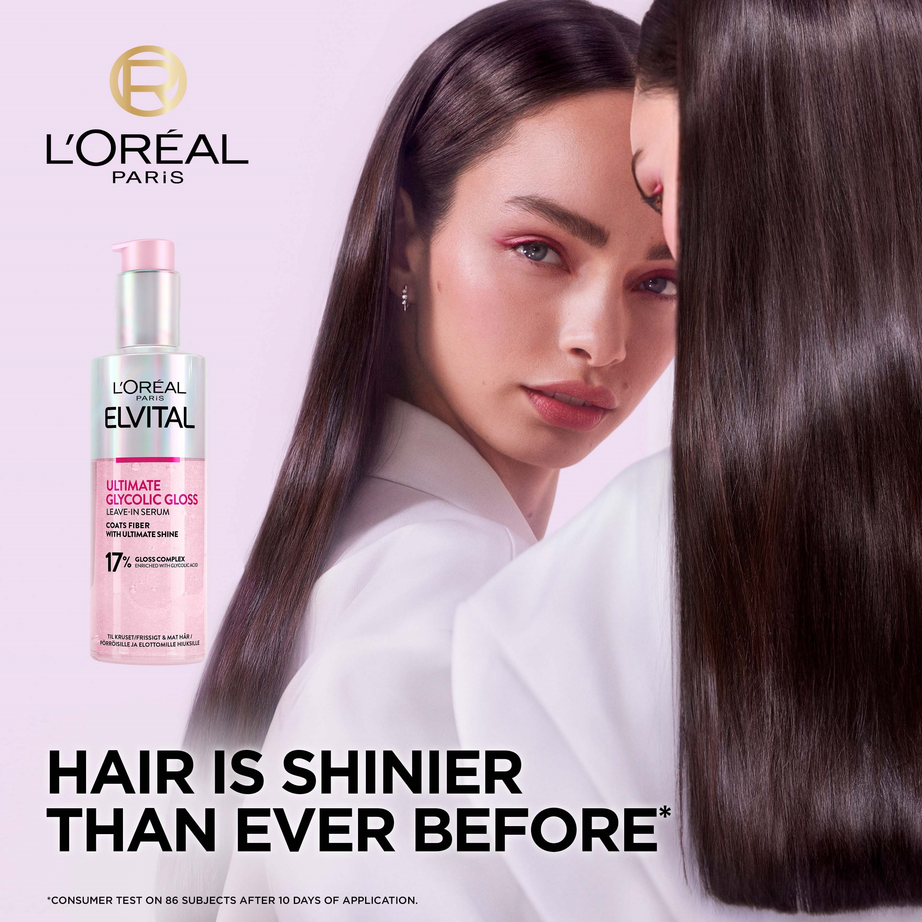 L'Oréal Paris Elvital Glycolic Gloss Ultimate Leave-in Serum For Dull (obrázok 3)