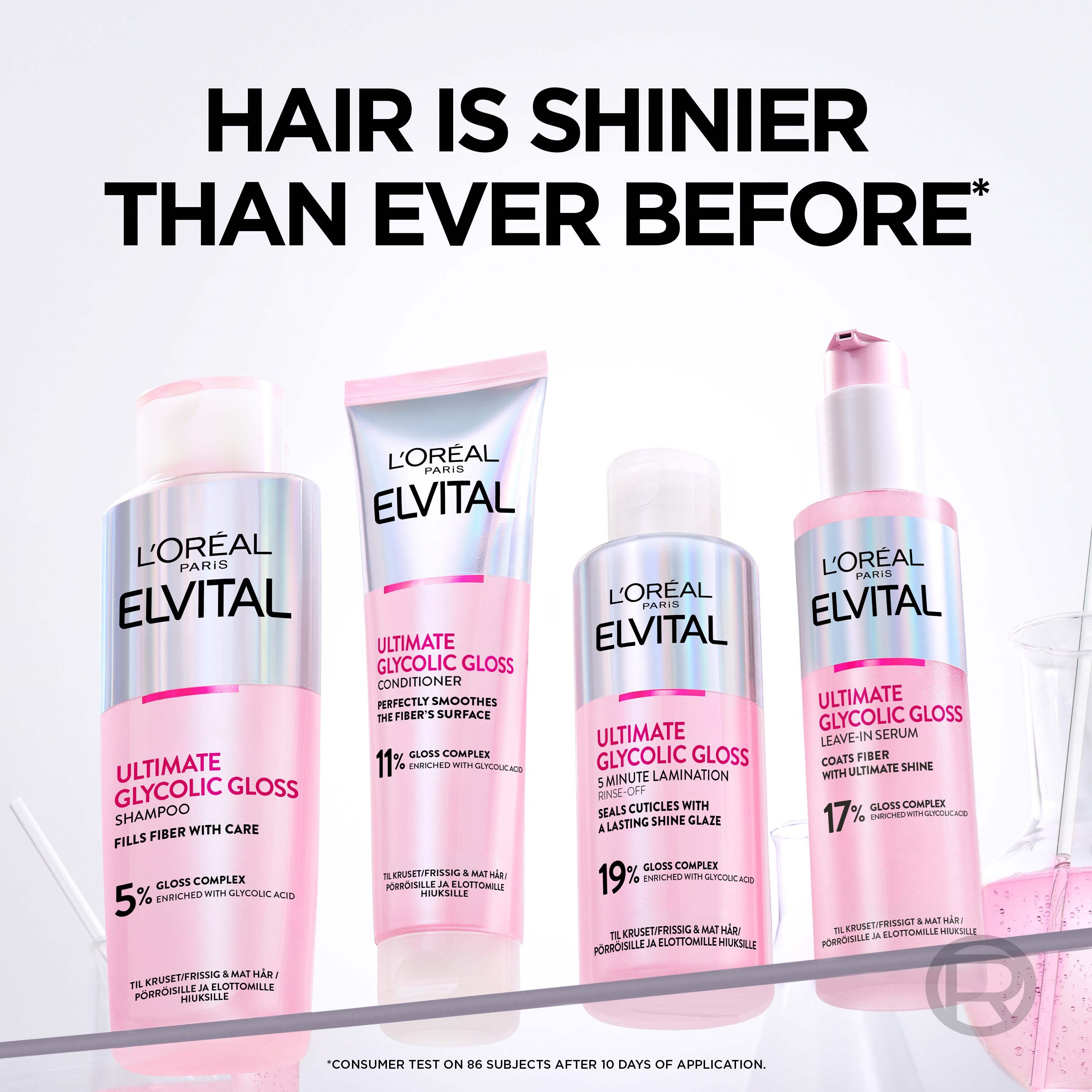 L'Oréal Paris Elvital Glycolic Gloss Ultimate Shampoo For Dull Hair 20 (obrázok 6)