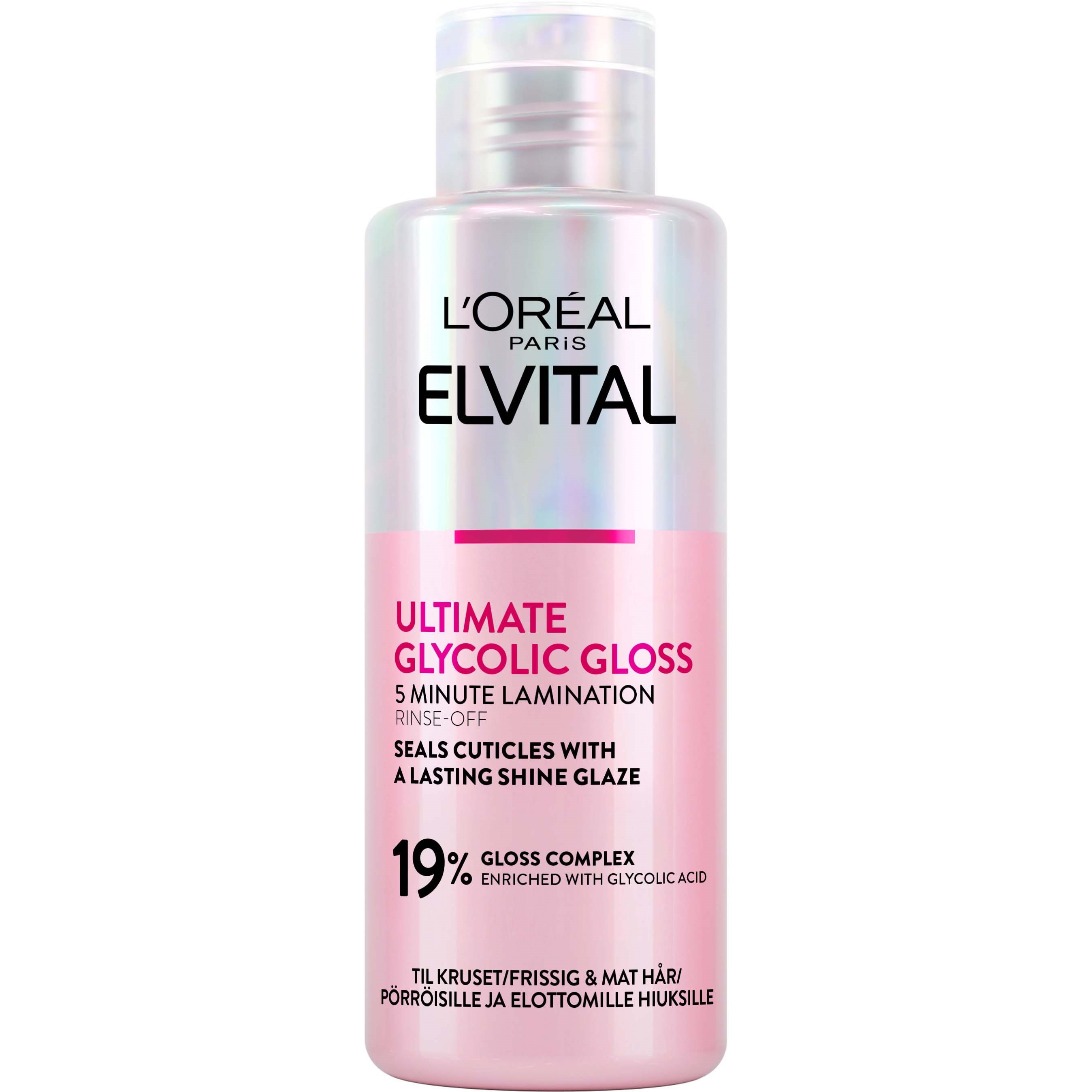 Loreal Paris Elvital Glycolic Gloss Ultimate Rinse-Off Treatment