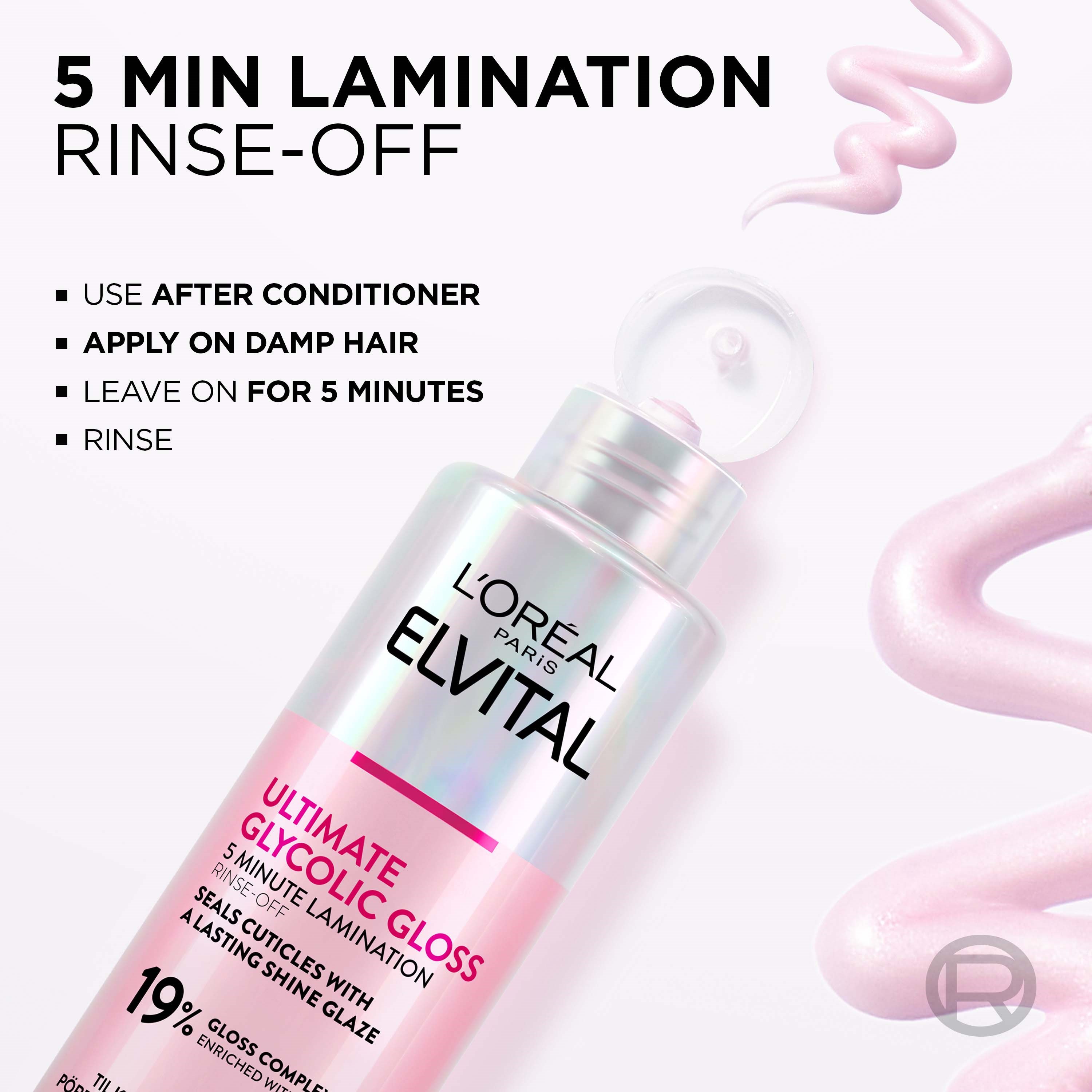 L'Oréal Paris Elvital Glycolic Gloss Ultimate Rinse-Off Treatment For (obrázok 6)