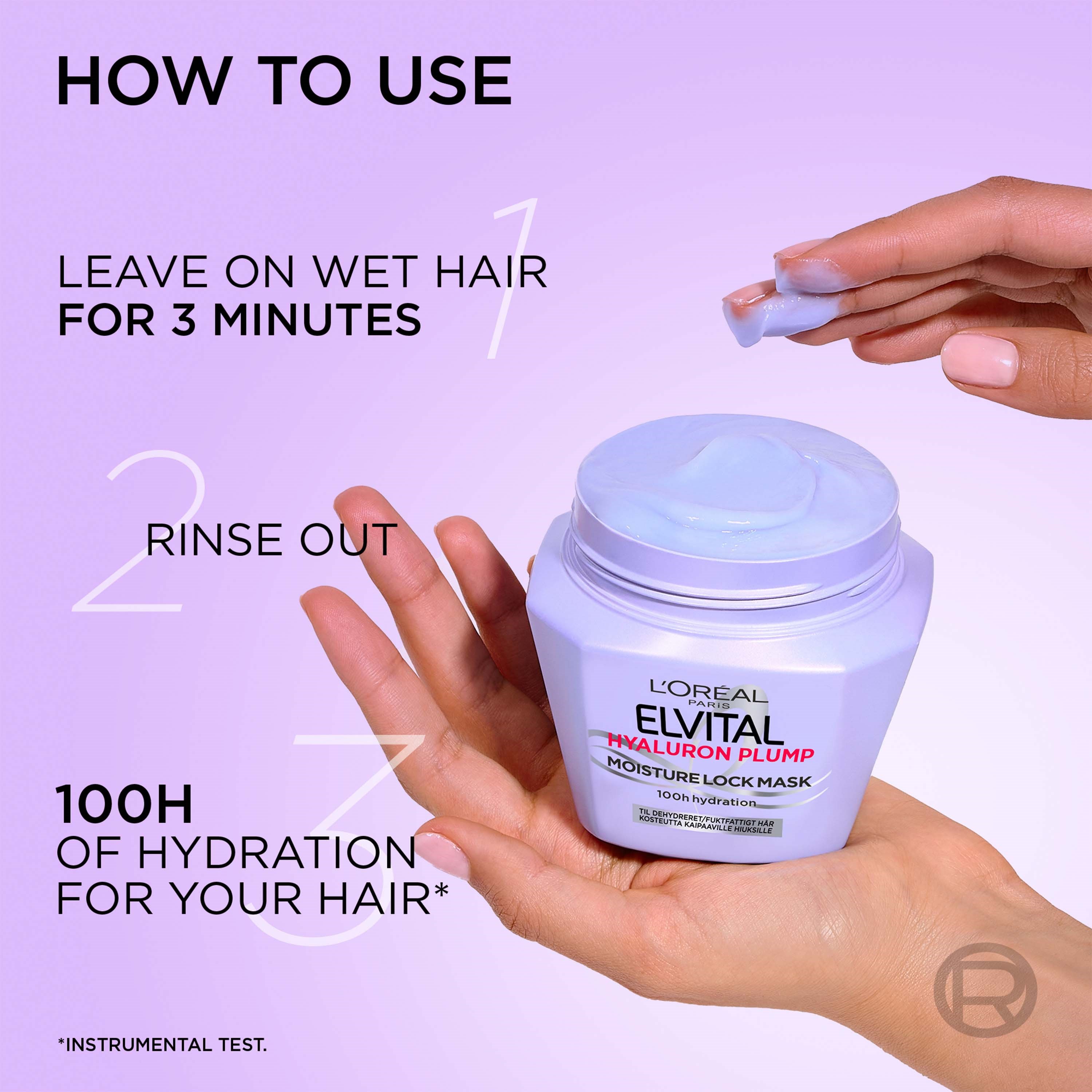L'Oréal Paris Elvital Hyaluron Plump Hair Mask 300 ml (obrázok 7)