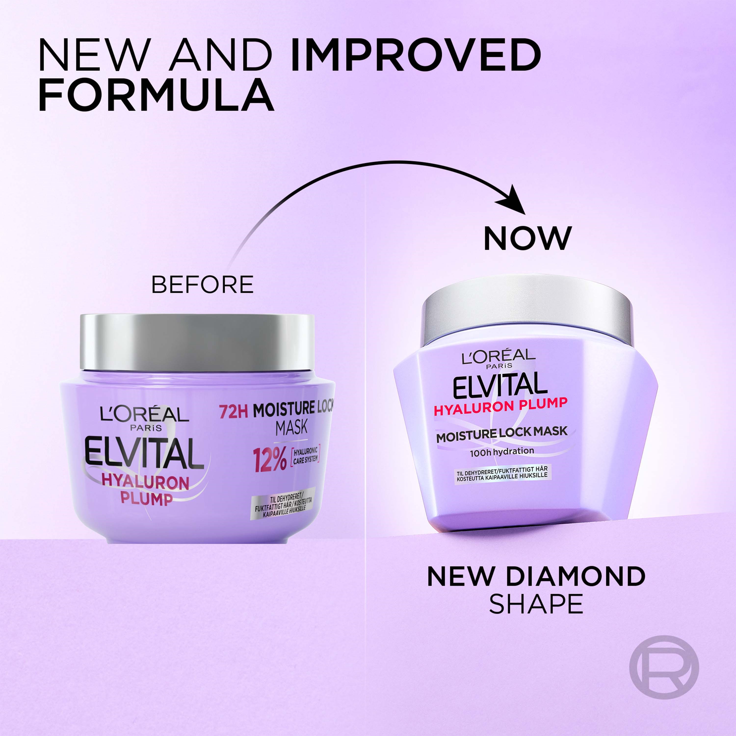L'Oréal Paris Elvital Hyaluron Plump Hair Mask 300 ml (obrázok 9)
