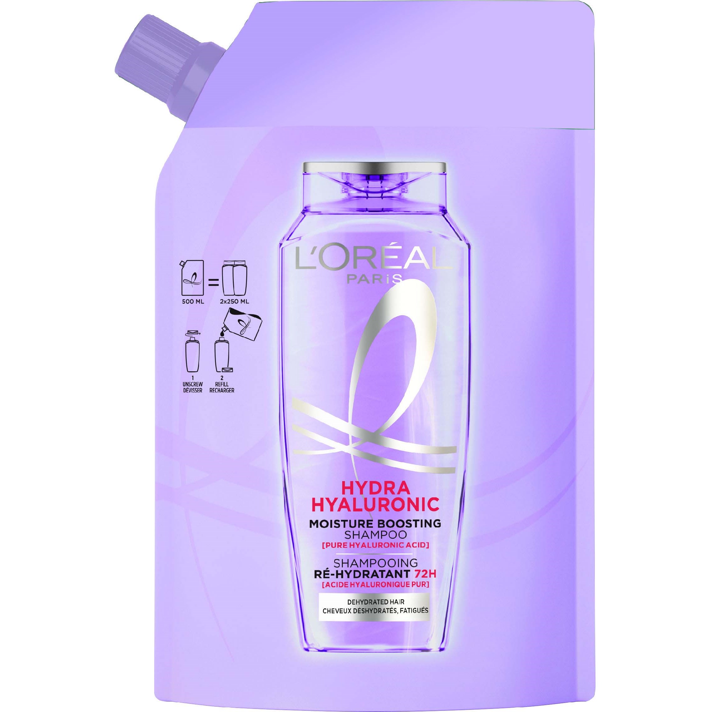 L'Oréal Paris Elvital Hyaluron Plump Shampoo Refill 500 ml