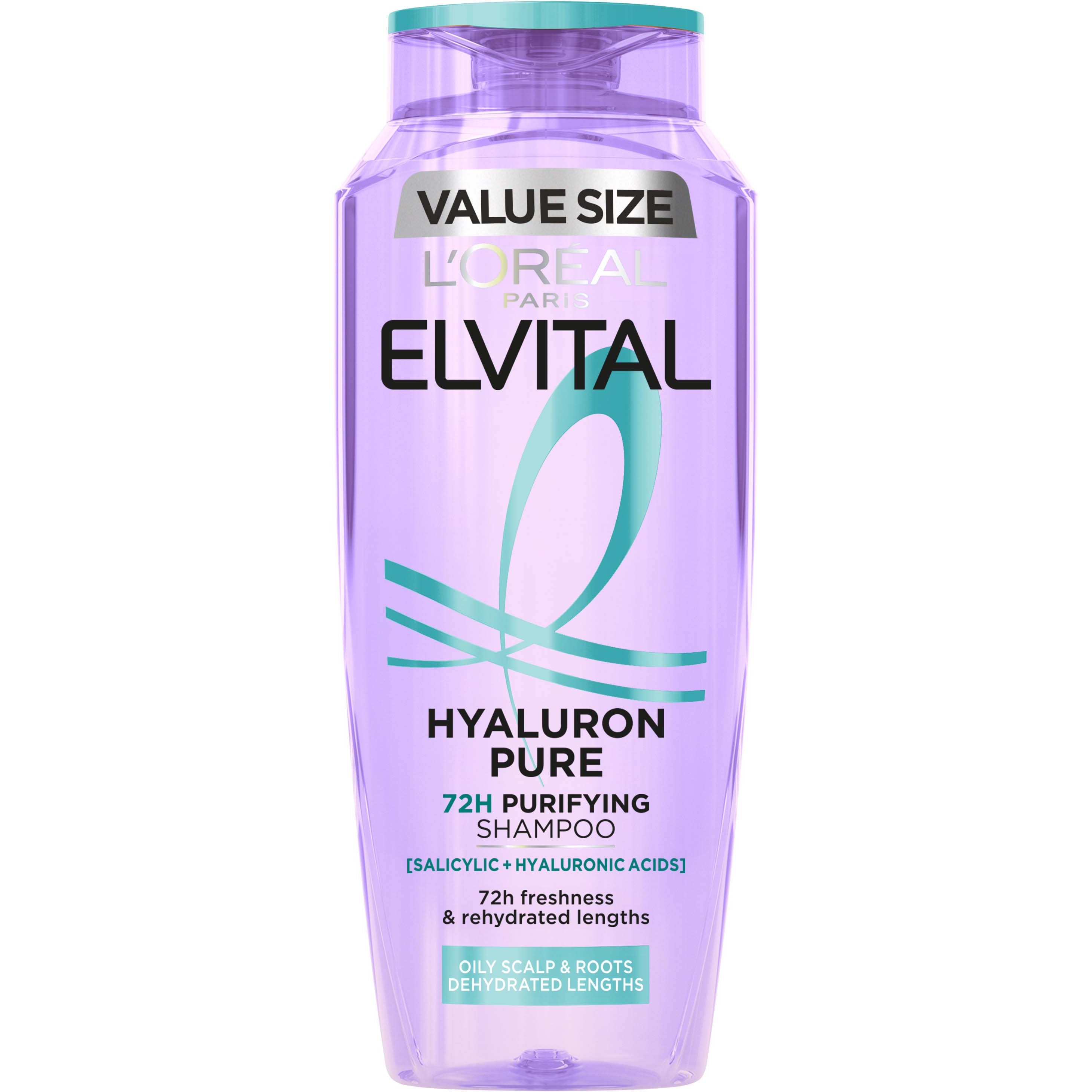 Loreal Paris Elvital Hyaluron Pure Purifying Shampoo 500 ml