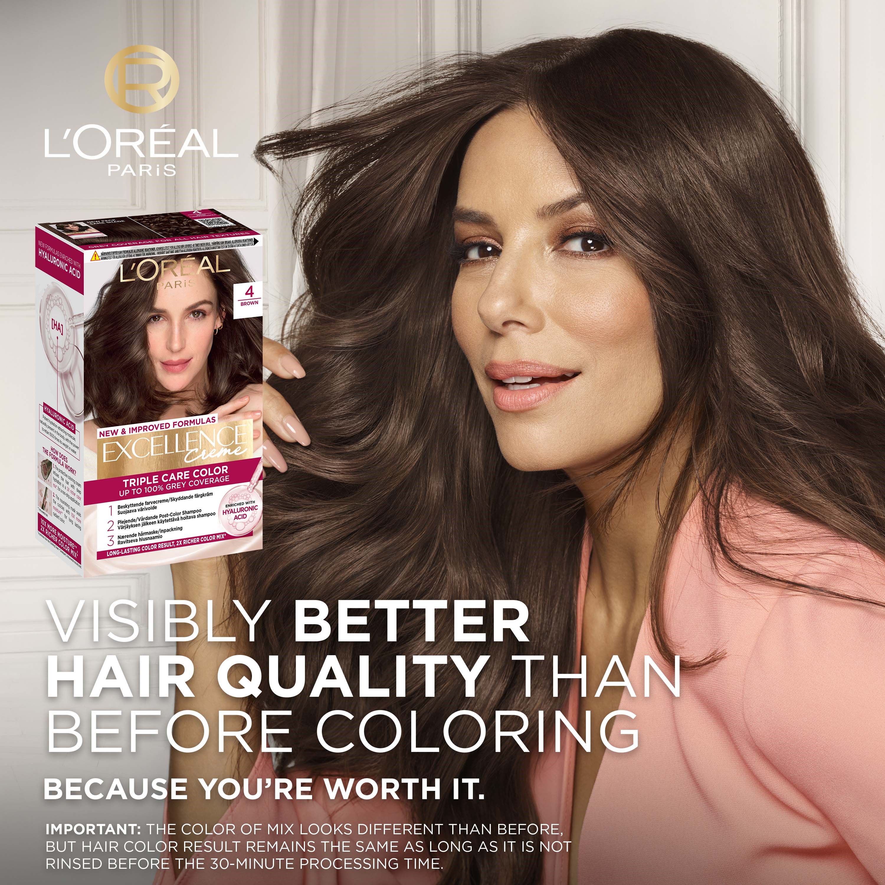 L'Oréal Paris Excellence Crème Triple Care Color 3 Darkest Brown (obrázok 4)