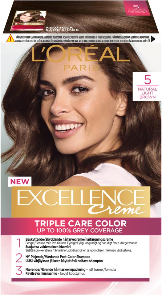 L'Oréal Paris Excellence Creme 5 Ljusbrun