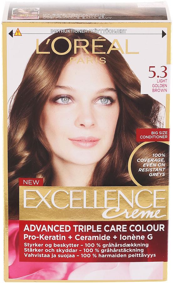 L'Oréal Paris Excellence Creme 5.3 Ljus Guldbrun