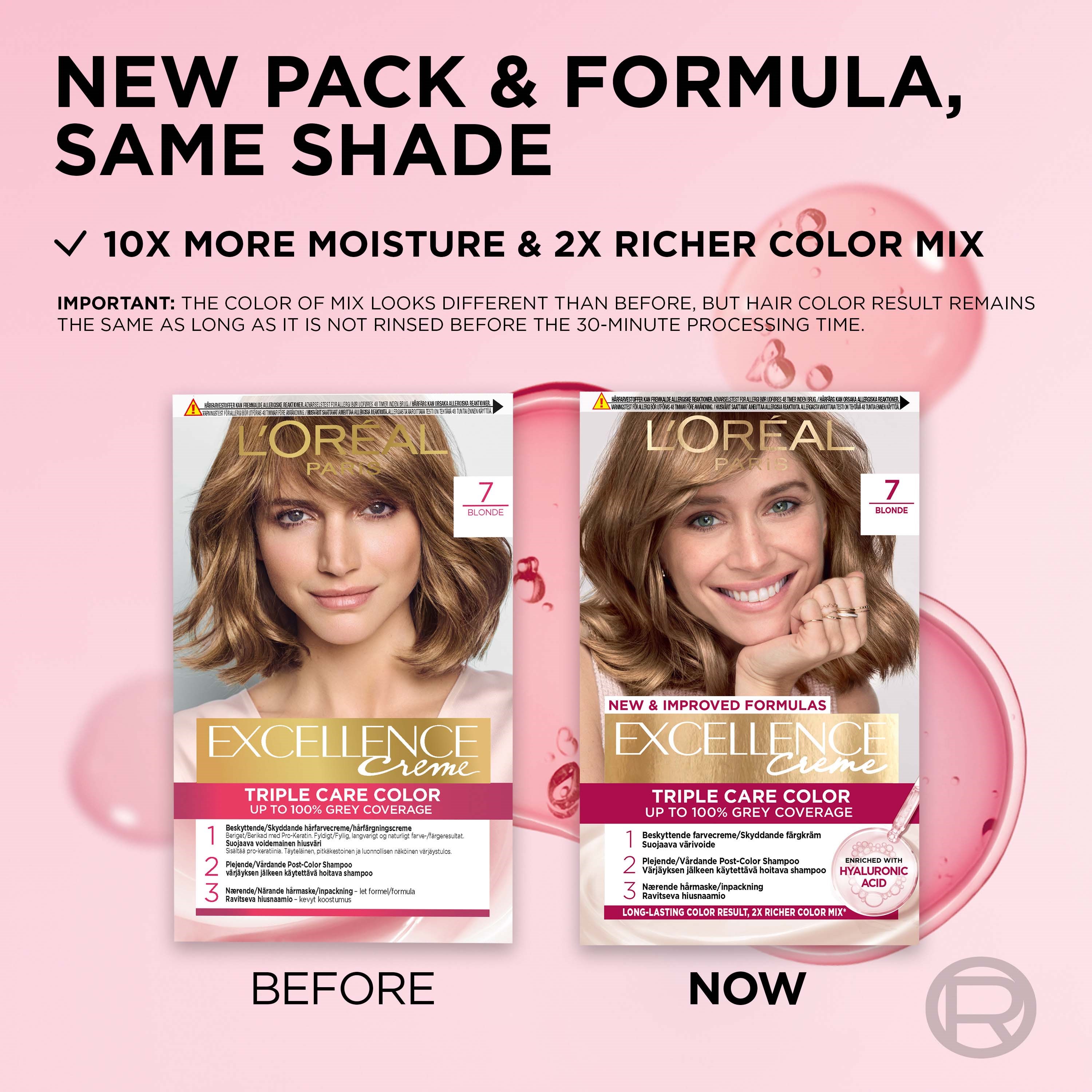 L'Oréal Paris Excellence Crème Triple Care Color 7 Blonde (obrázok 5)
