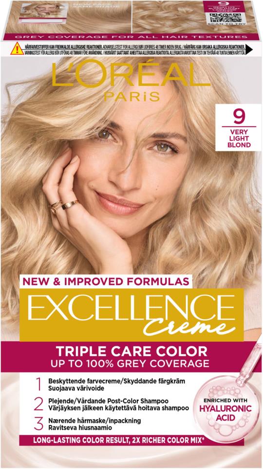 L'Oréal Paris Excellence Crème 9 Very Light Blonde