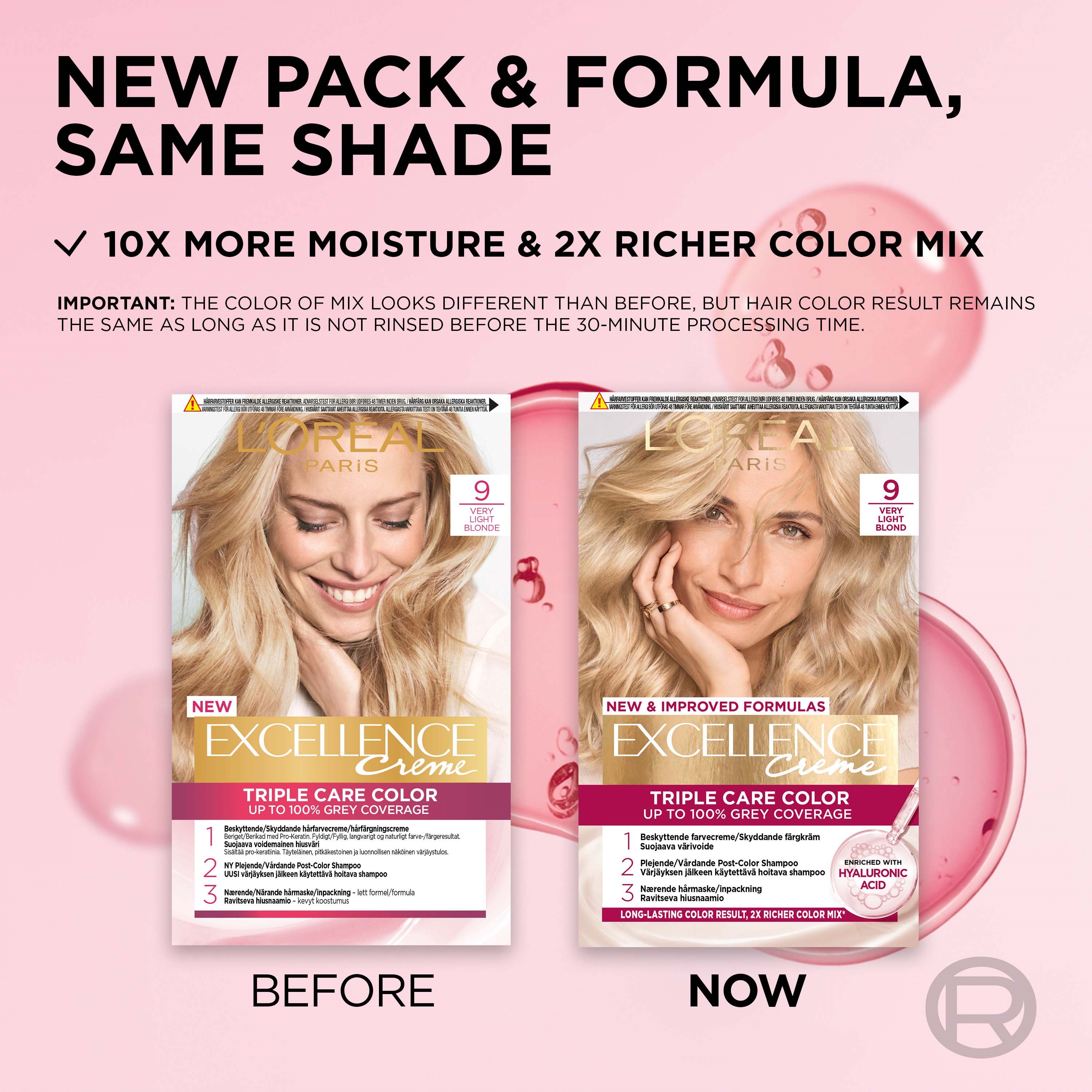 L'Oréal Paris Excellence Crème Triple Care Color 9 Very Light Blonde (obrázok 5)