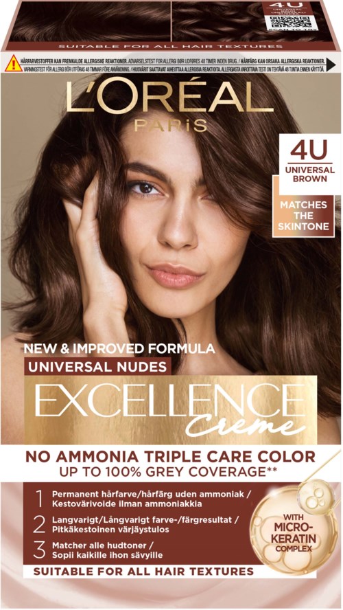 Loreal Paris Excellence Creme Universal Nudes 4U Universal Brown