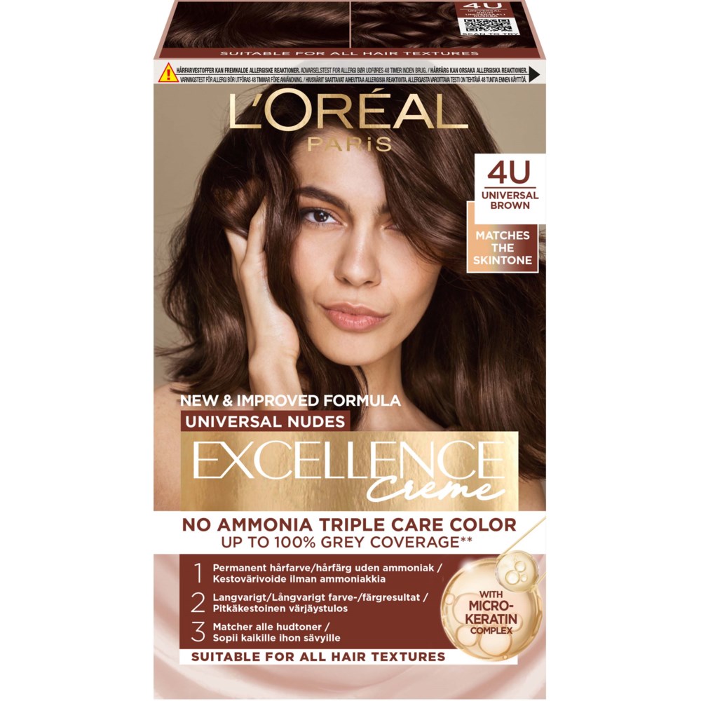 Loreal Paris Loreal Paris Excellence Creme Universal Nudes 4U Universal Brown