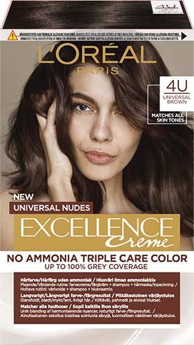 L'Oréal Paris Excellence Universal Nudes Brown 4U  