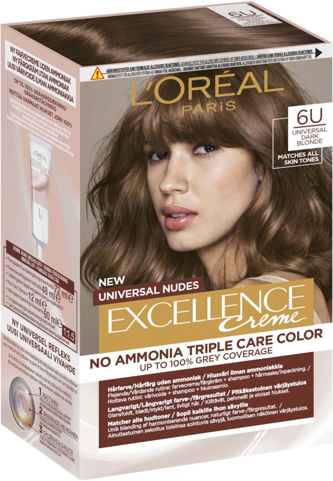 L'Oréal Paris Excellence Universal Nudes Dark Blonde 6U  