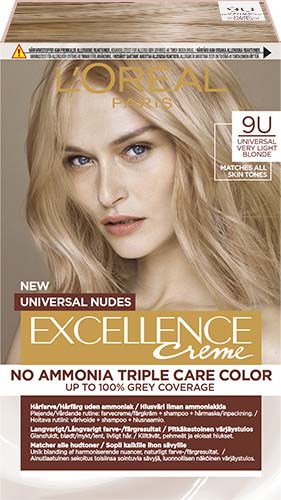 Vurdering Præfiks bånd Loreal Paris Excellence L'Oréal Paris Excellence Universal Nudes Very Light  Blonde 9U Universal Nudes | lyko.com