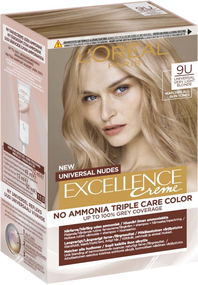 L'Oréal Paris Excellence Universal Nudes Very Light Blonde 9U  