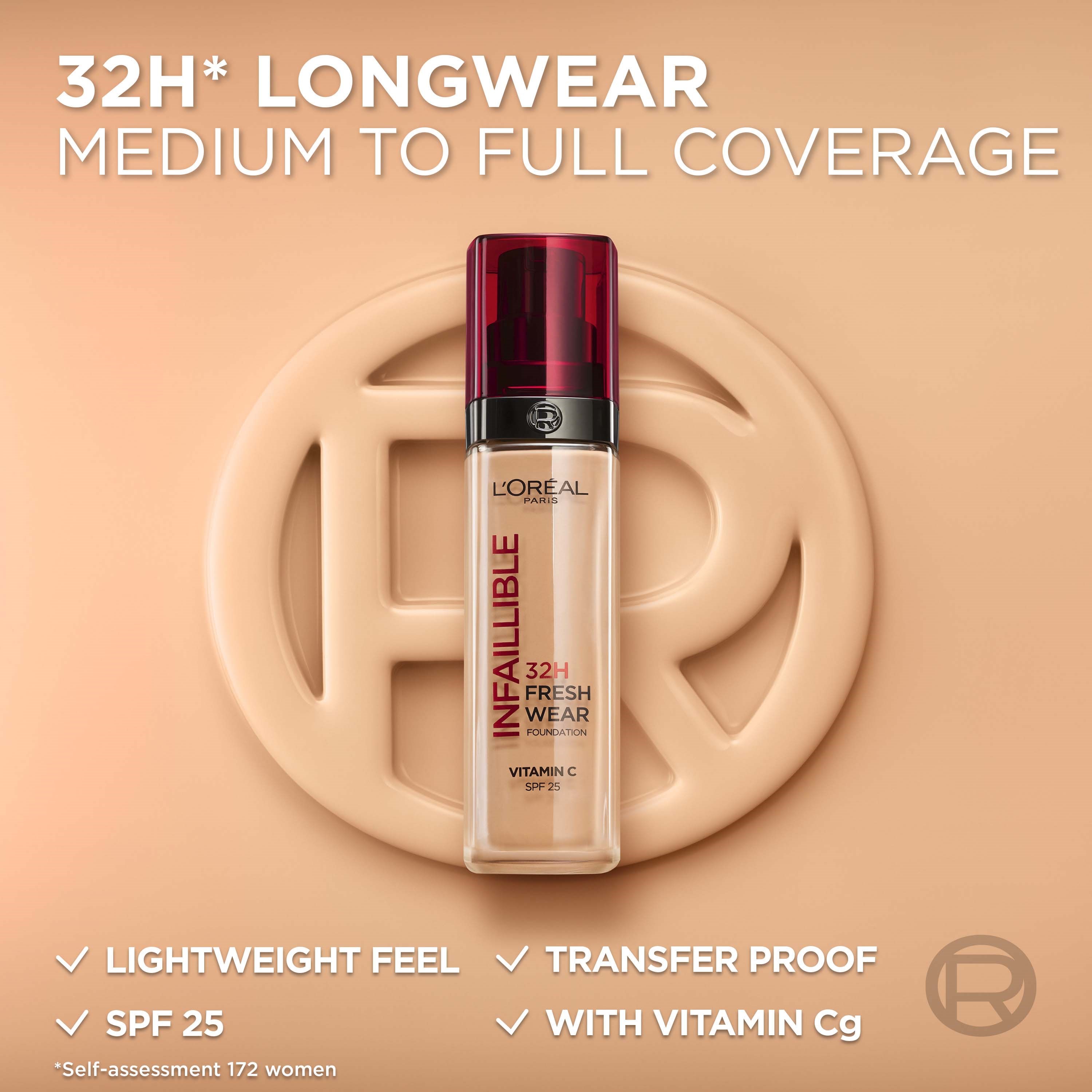 L'Oréal Paris Infaillible 32H Fresh Wear Foundation 355 Neutral Under (obrázok 3)