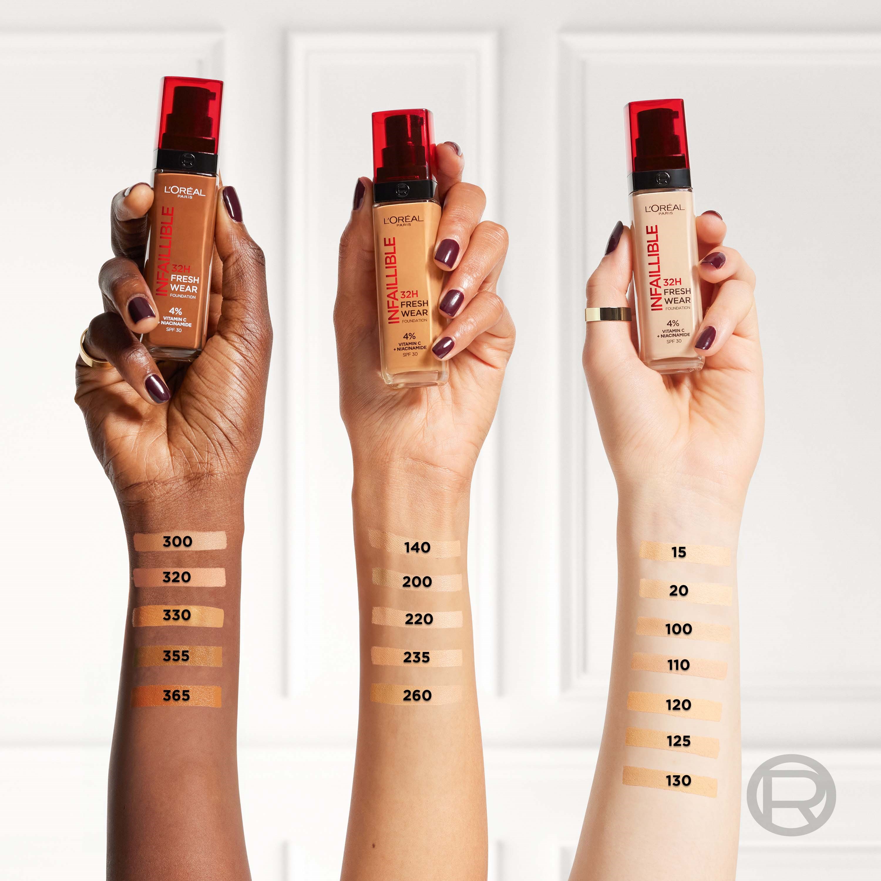 L'Oréal Paris Infaillible 32H Fresh Wear Foundation 110 Cool Underton (obrázok 7)