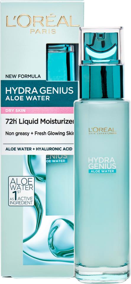 Loreal Paris Hydra Genius Aloe Water Dry and Sensitive Skin Day Cream 70ml