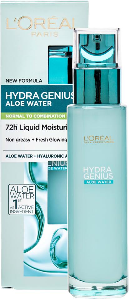 Loreal Paris Hydra Genius Aloe Water Normal and Combination Skin Day Cream 70ml