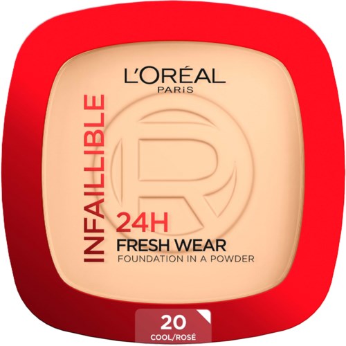 Loreal Paris Infaillible 24H Fresh Wear Foundation in a Powder 20 Cool Undertone