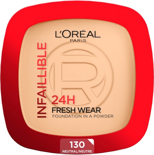 Loreal Paris Infaillible 24H Fresh Wear Foundation in a Powder 130 Neutral Undertone