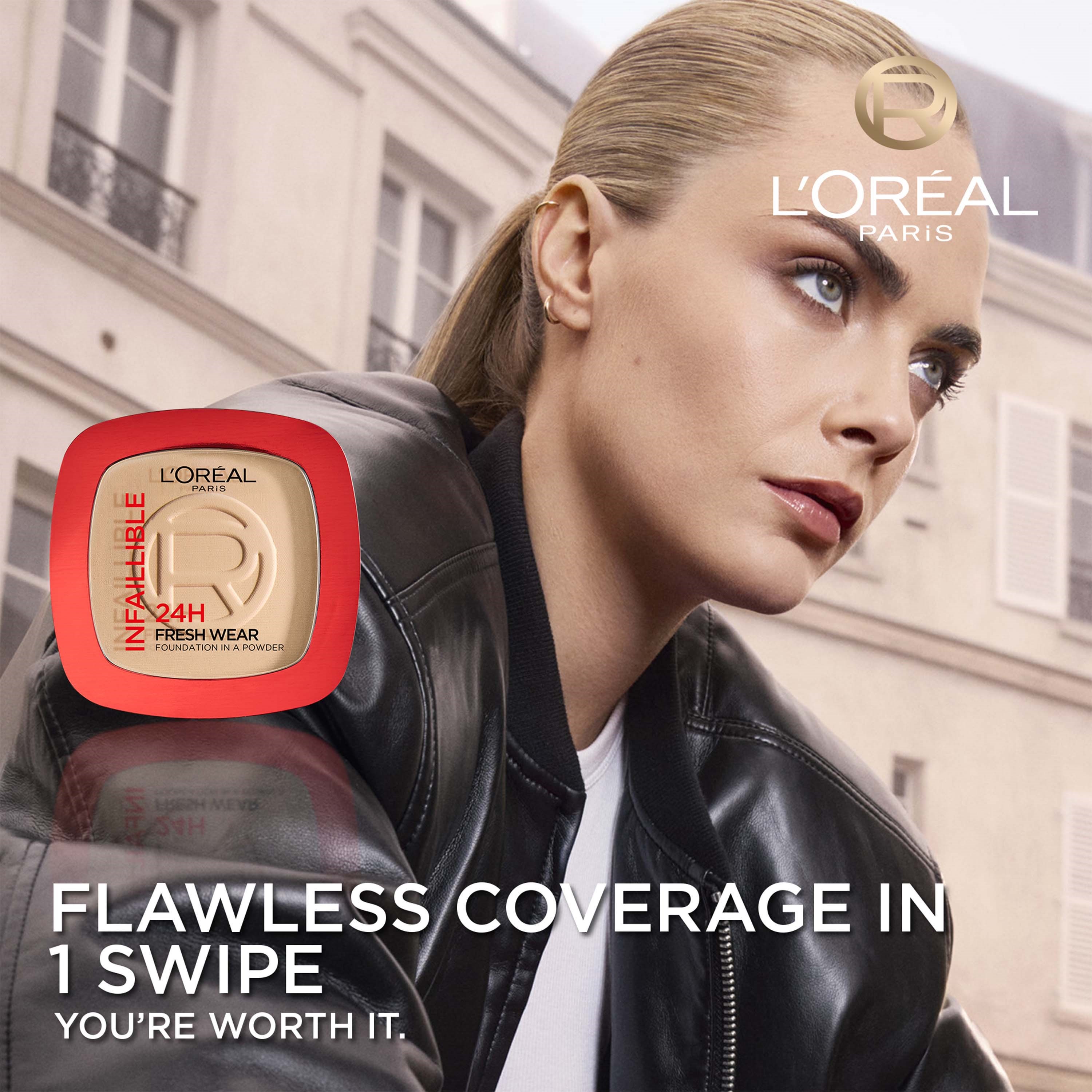 L'Oréal Paris Infaillible 24H Fresh Wear Foundation in a Powder 130 Ne (obrázok 4)