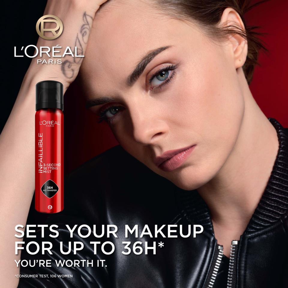 L'Oréal Paris Infaillible 3-Second Setting Mist 75 ml