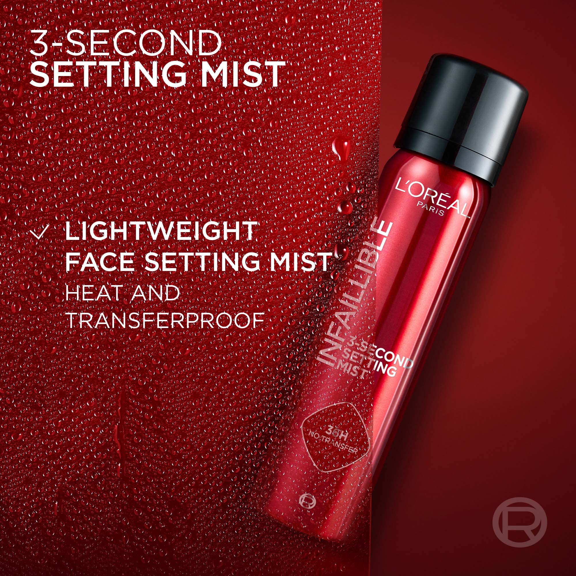 L'Oréal Paris Infaillible 3-Second Setting Mist 75 ml (obrázok 3)
