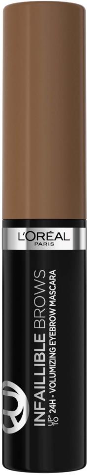 L'Oréal Paris Infaillible Brows 24H Volumizing Eyebrow Mascara 3.0 Brunette 5 ml