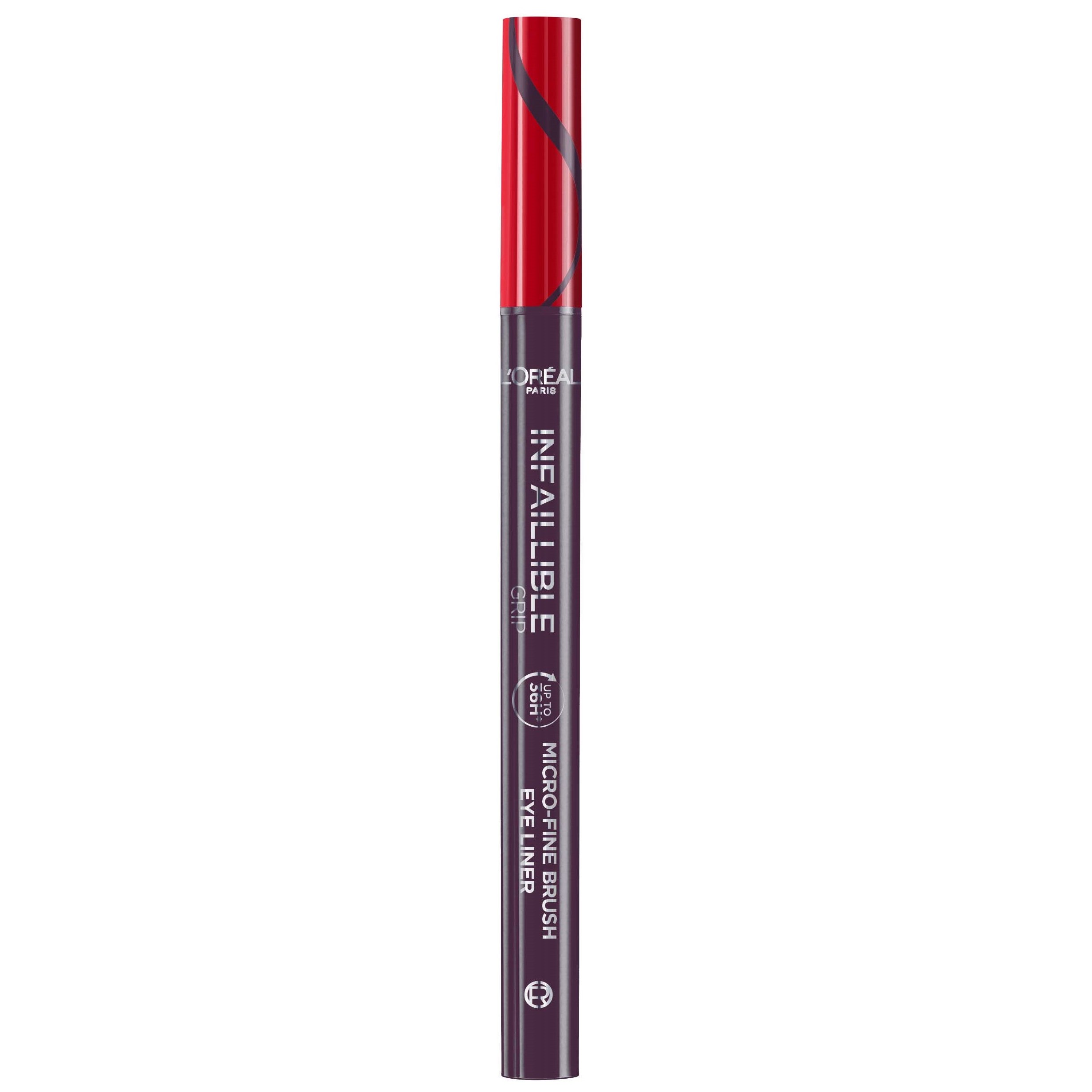 Alternativ bild 1 för Loreal Paris Infaillible Grip 36H Micro-Fine Brush Eyeliner 04 Dew Ber