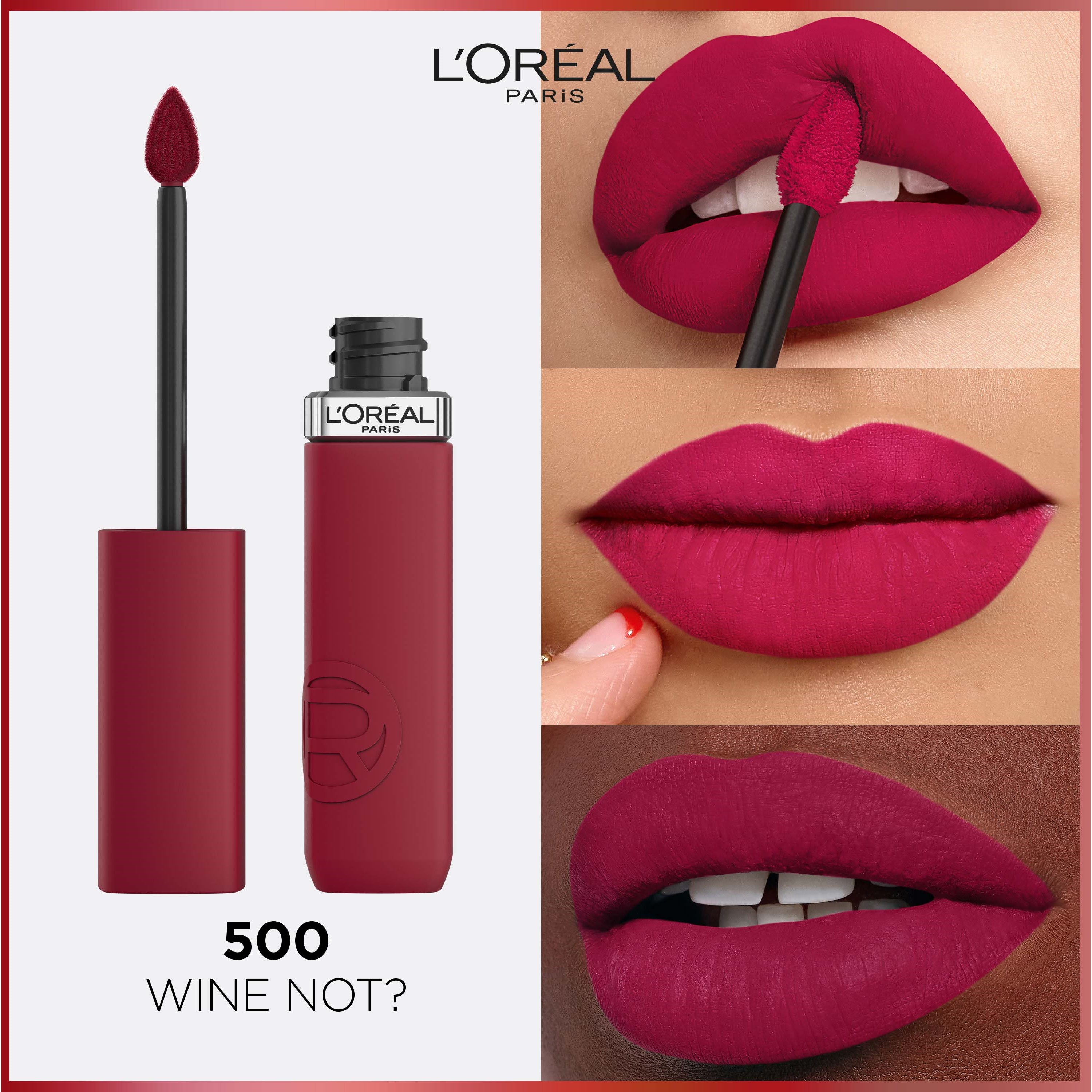 L'Oréal Paris Infaillible Matte Resistance 500 Wine Not? (obrázok 4)