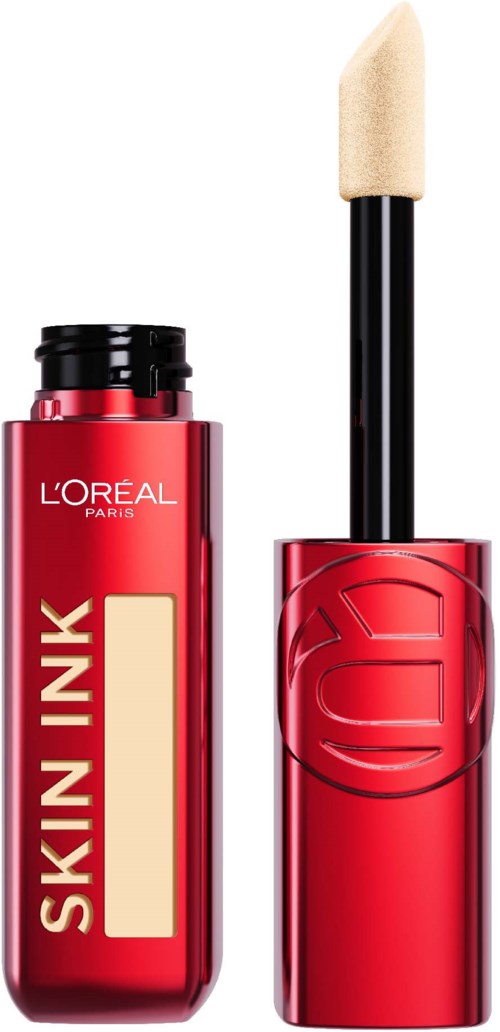 Loreal Paris Infaillible Skin Ink 2-in-1 Foundation Concealer Hybrid Face Makeup 100 Warm