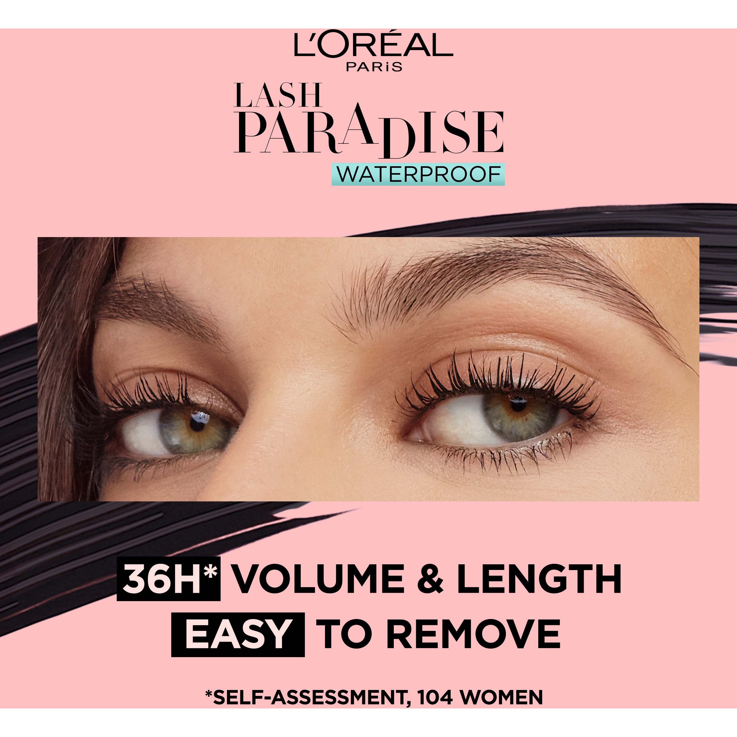 L'Oréal Paris Lash Paradise Waterproof Mascara 01 Black (obrázok 2)