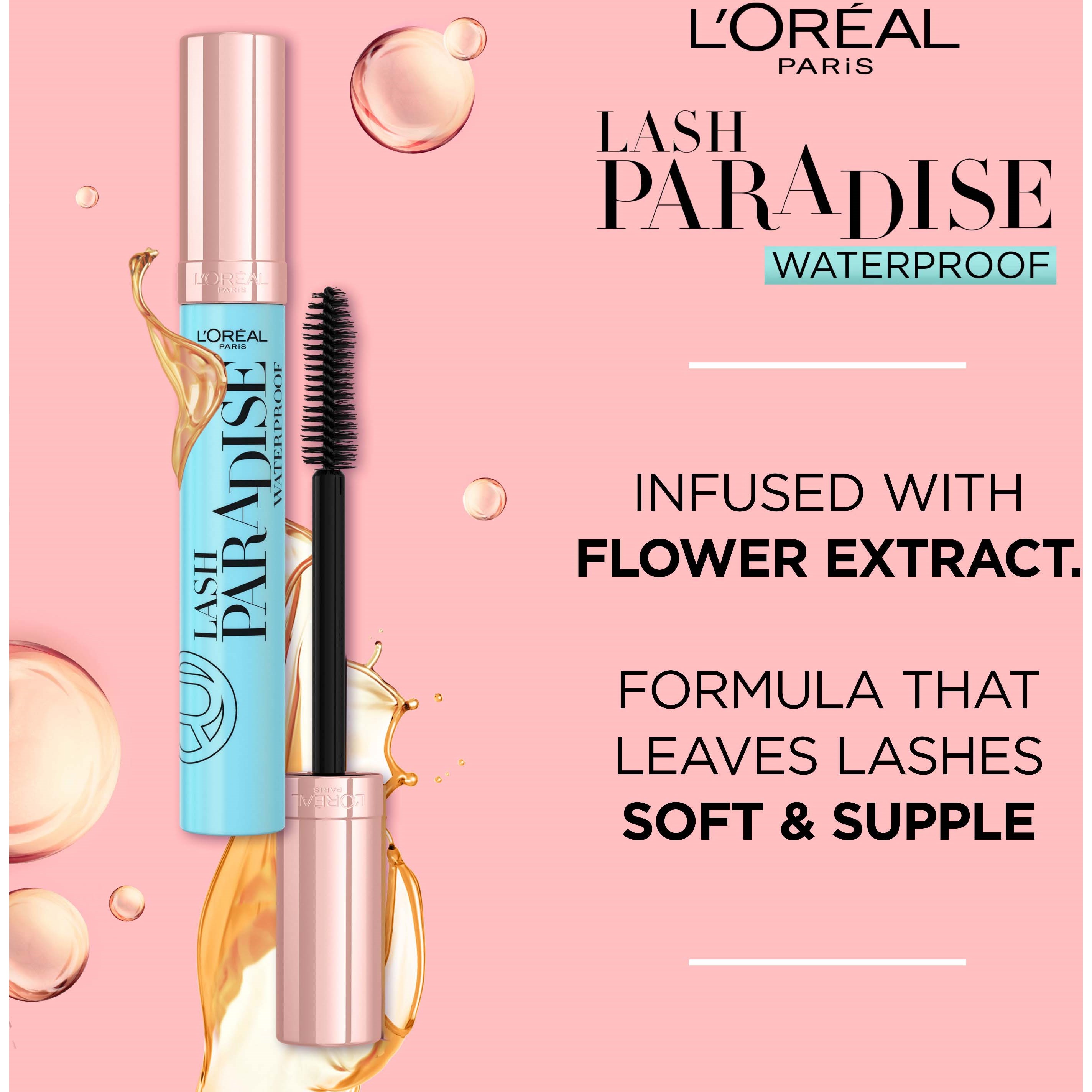 L'Oréal Paris Lash Paradise Waterproof Mascara 01 Black (obrázok 5)