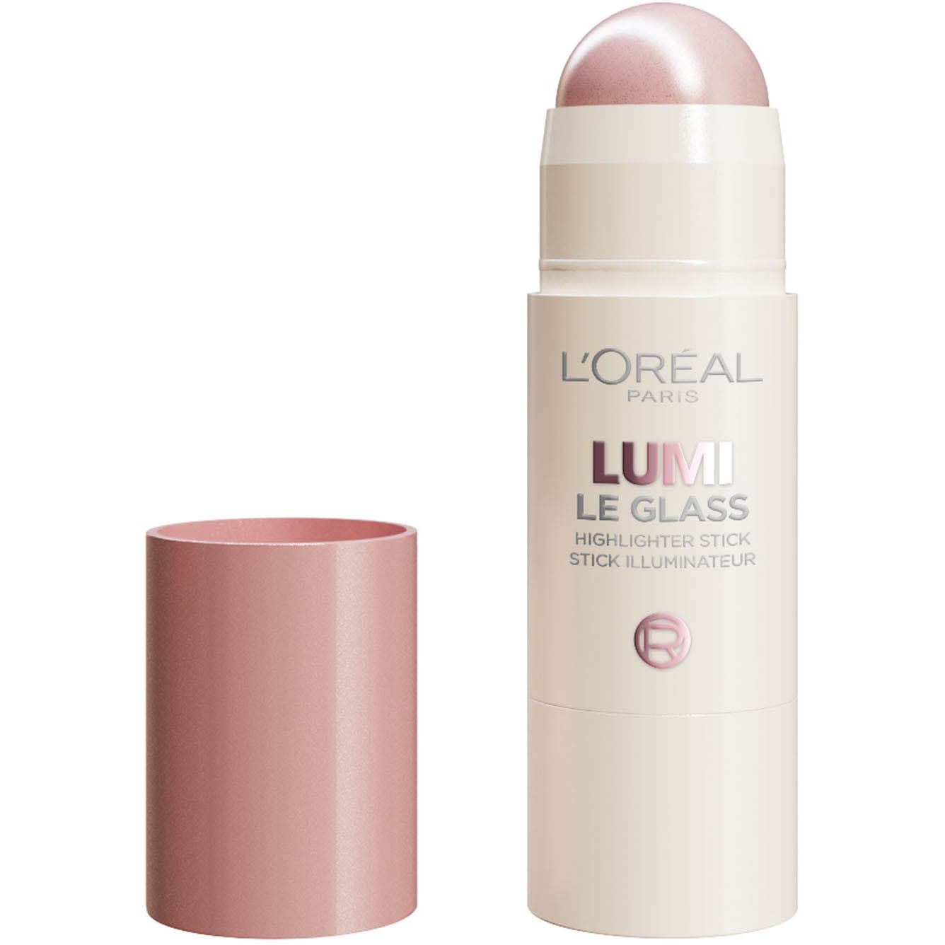 Loreal Paris Lumi Le Glass Highlighter Stick 620 Glassy Pink Ball billede