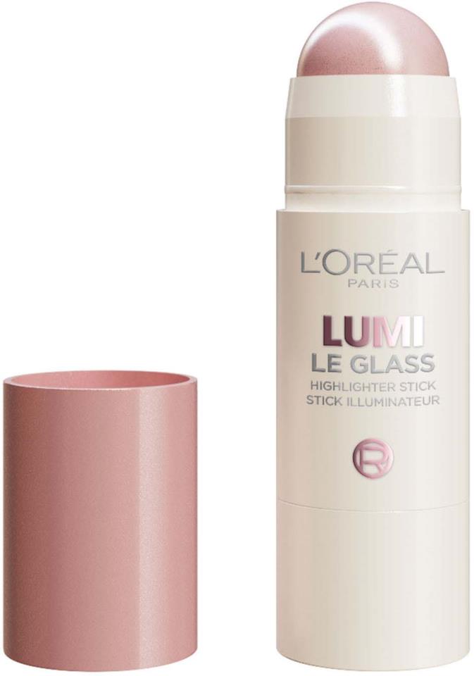 Glass Highlight Loreal Paris Lumi Le Glass Highlighter Stick 620 Glassy Pink Ballet ...